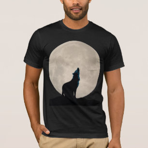 Wolf en Full Moon T-shirt
