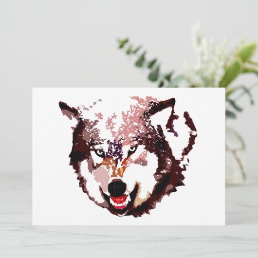 Wolf en invitation à la neige (Debout devant)