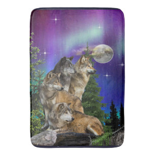 Wolf en Maan Badmat