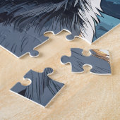 Wolf en Maan Puzzel (Zijkant)