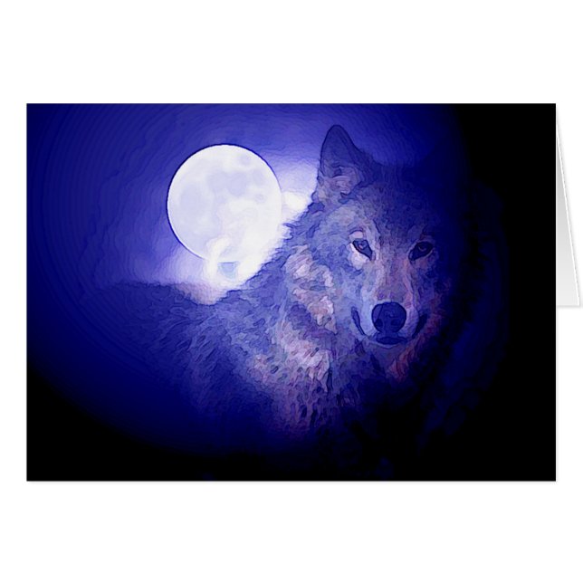 Wolf en Moon (Voorkant Horizontaal)