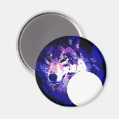 Wolf en Moon Magneet (Voorkant / Achterkant)