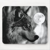 Wolf en Moon Muismat (Voorkant)