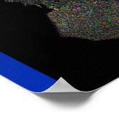 wolf en Moon Poster (Hoek)