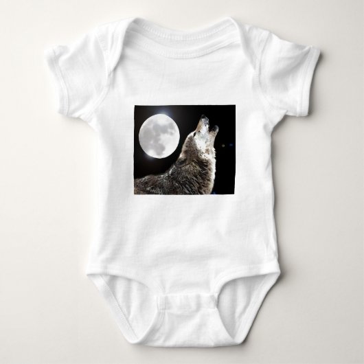 Wolf en Moon Romper (Voorkant)