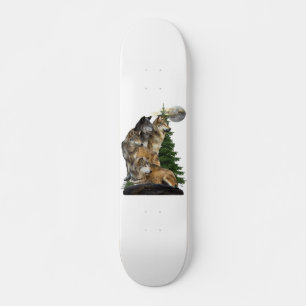 Wolf en Moon Skateboard