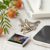 Wolf en Moon Sleutelhanger (Zijkant)