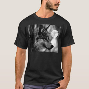 Wolf en Moon T-shirt