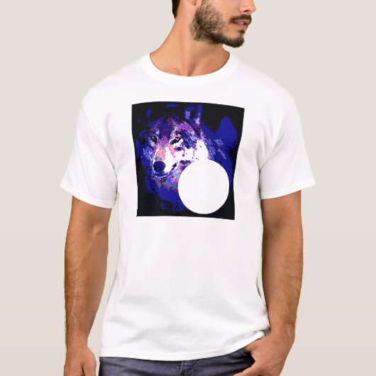 Wolf en Moon T-shirt (Voorkant)