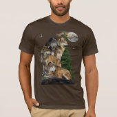 Wolf en Moon T-shirt (Voorkant)