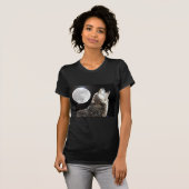 Wolf en Moon T-shirt (Voorkant volledig)