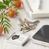 Wolf en Pack Citaat - Dierlijk Collectie Sleutelhanger (Zijkant)