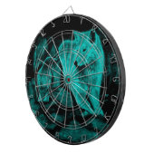 Wolf en Raven in de nacht Dartbord (Voorkant Rechts)