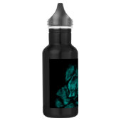 Wolf en Raven in de nacht Waterfles (Links)