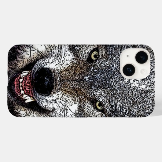 Wolf Eyes Artwork Case-Mate iPhone Case (Achterkant (horizontaal))