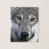 Wolf Eyes Artwork Legpuzzel (Verticaal)