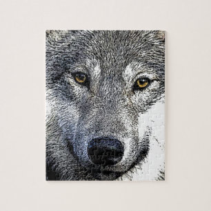 Wolf Eyes Artwork Legpuzzel
