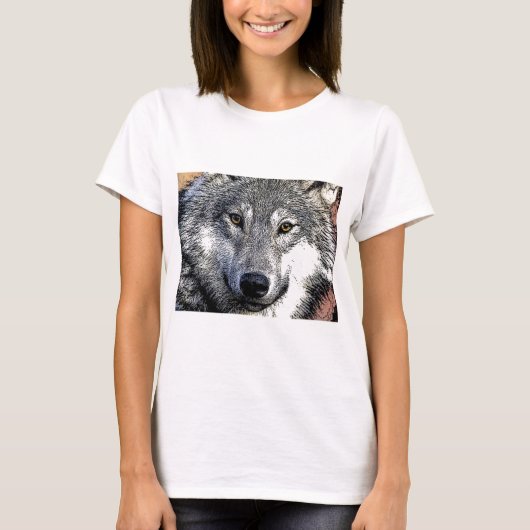 Wolf Eyes Artwork T-shirt (Voorkant)