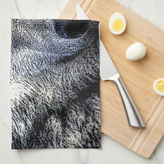 Wolf Eyes Artwork Theedoek (Quarter Fold)