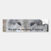 Wolf Eyes Bumpersticker (Voorkant)
