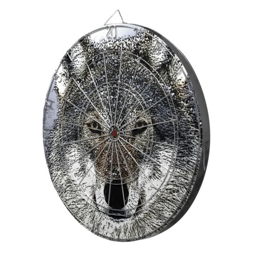 Wolf Eyes Dartbord (Voorkant Rechts)