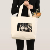 Wolf Eyes Grote Tote Bag (Voorkant (product))