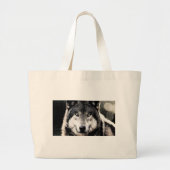 Wolf Eyes Grote Tote Bag (Voorkant)