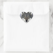 Wolf Eyes Hart Sticker (Tas)