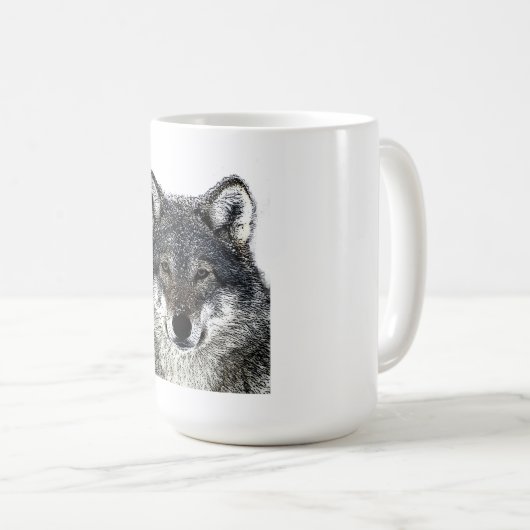 Wolf Eyes Koffiemok (Voorkant rechts)