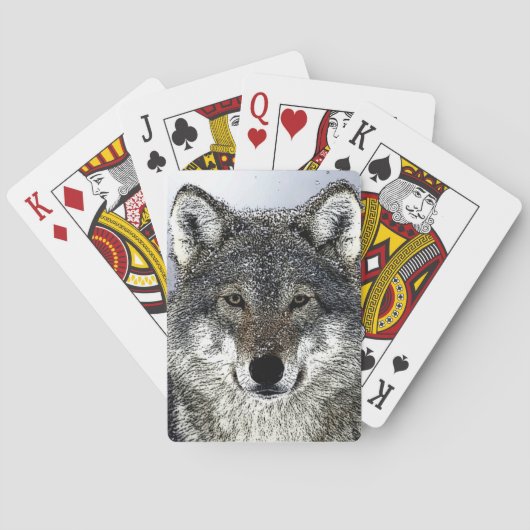 Wolf Eyes Pokerkaarten (Achterkant)