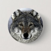 Wolf Eyes Ronde Button 5,7 Cm (Voorkant)