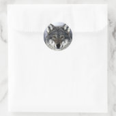 Wolf Eyes Ronde Sticker (Tas)