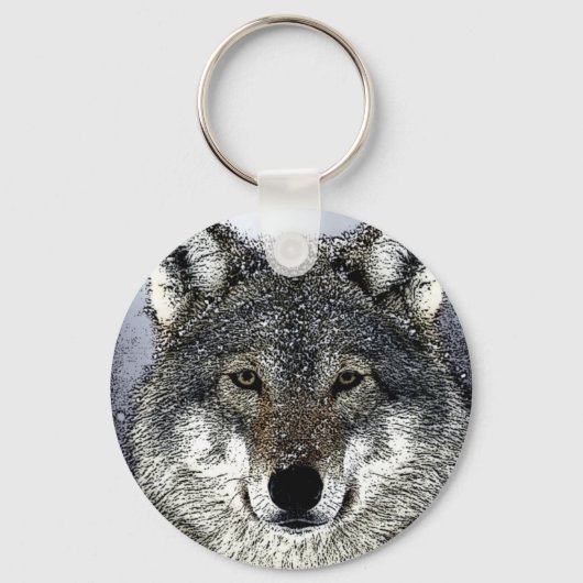 Wolf Eyes Sleutelhanger (Voorkant)