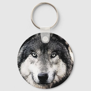 Wolf Eyes Sleutelhanger