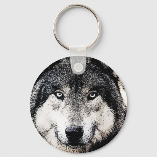 Wolf Eyes Sleutelhanger (Voorkant)