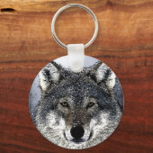 Wolf Eyes Sleutelhanger (Achterkant)