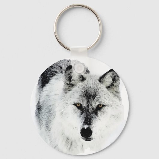 Wolf Eyes Sleutelhanger (Voorkant)