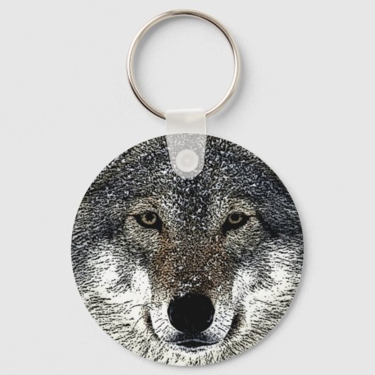 Wolf Eyes Sleutelhanger (Voorkant)