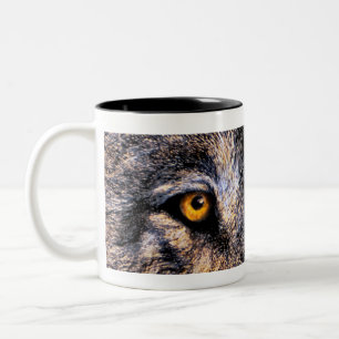 Wolf Eyes Tweekleurige Koffiemok