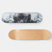 WOLF EYES Wildlife & Mountains Skateboard (Horizontaal)