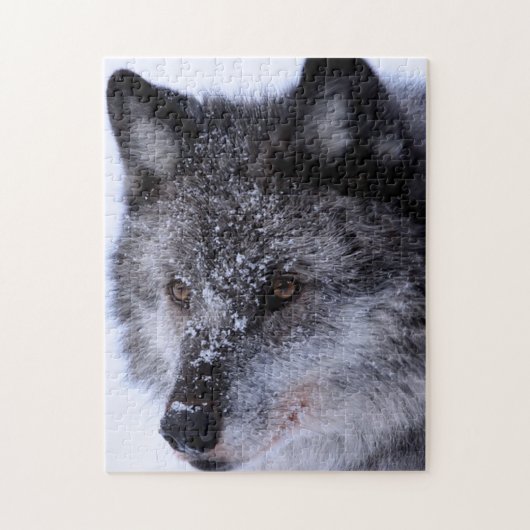 Wolf Face, Jigzaag Puzzle Legpuzzel (Verticaal)
