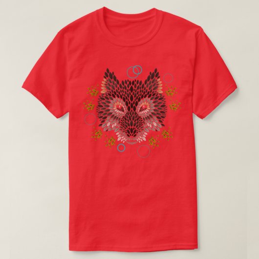 Wolf Face T-shirt (Design voorkant)