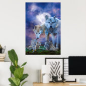 Wolf Family BETTER WERELD Poster (Thuiskantoor)