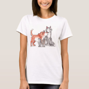 Wolf Family Dameskast voor T-Shirt