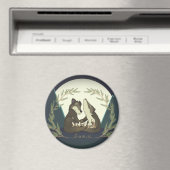 Wolf Family Magnet Magneet (Insitu (Vaatwasser))