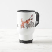 Wolf Family Travel Mug Reisbeker (Voorkant rechts)