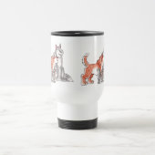 Wolf Family Travel Mug Reisbeker (Center)