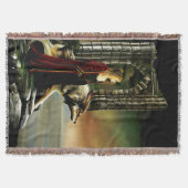 Wolf Fantasy Blondine Sorceress Deken (Voorkant)