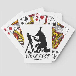 Wolf Fest 2024 Deck of Cards Pokerkaarten