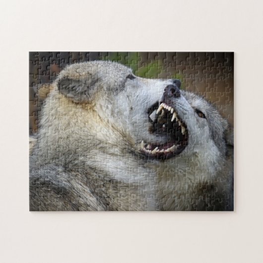 Wolf Fight Legpuzzel (Horizontaal)